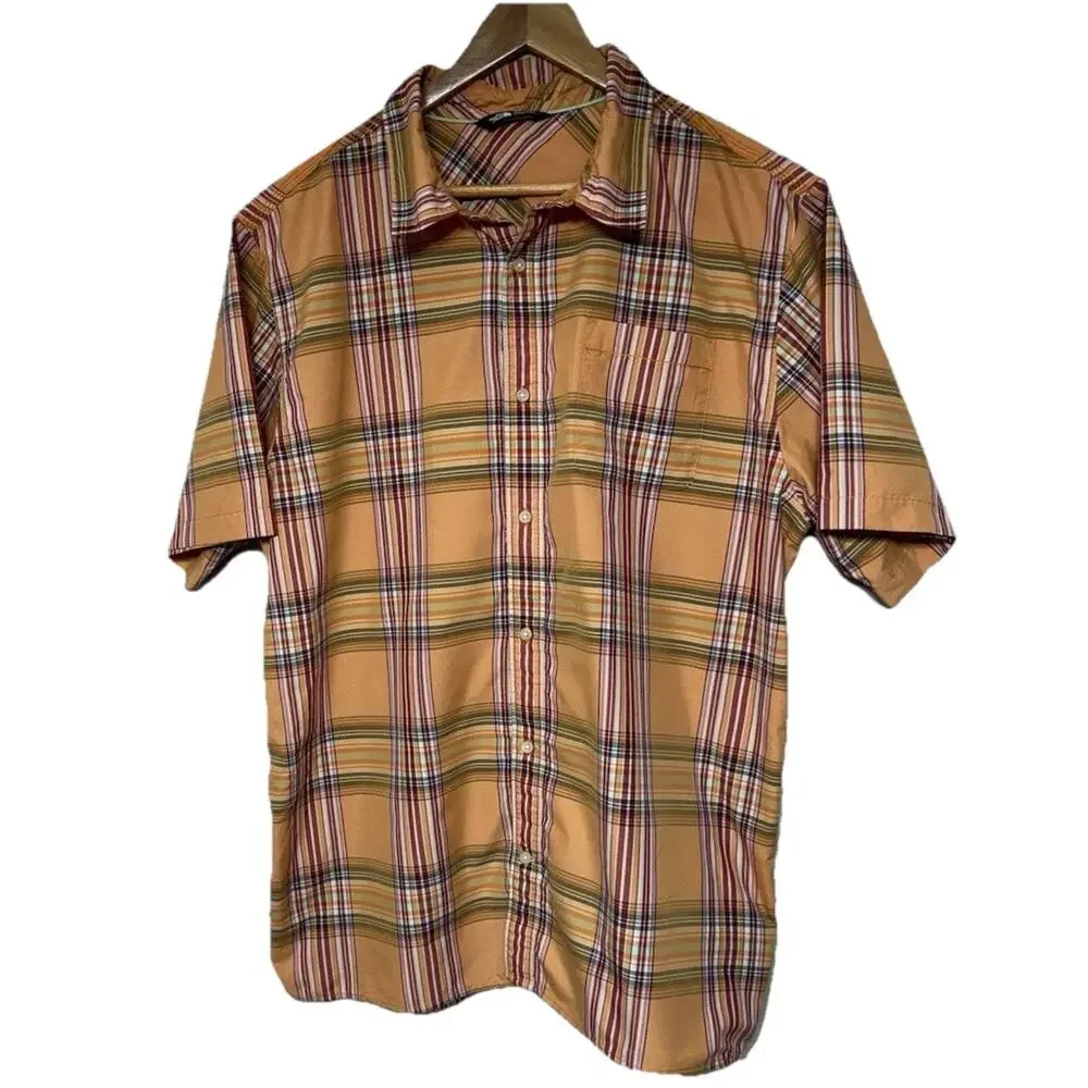 The North Face Shirt Men's XL Pacific Coast Button Down Quick Dry Short Sleeve